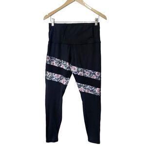 Alexo Athletica Concealed Carry Leggings Large Black Pink Floral Camo Size Large